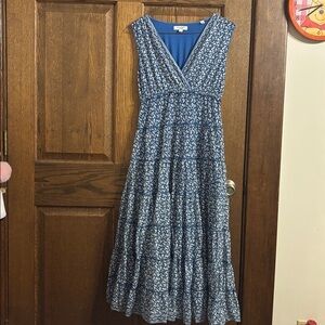 Max Studio floral print dress size small